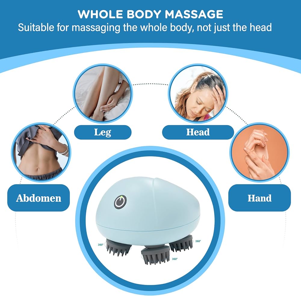 Scalpify™ Electric Head Massager – Stress Relief & Hair Boost in Seconds!